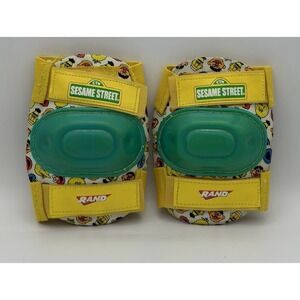 Vintage 90s Sesame Street Kids Sports Pads Skate Bike Knee Elbow Rand